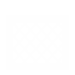 Chain link fence icon (white)